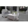 Set mobilier balcon BICA Nebraska Terrace, alb, 2 persoane