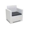 Set mobilier balcon BICA Nebraska Terrace, alb, 2 persoane