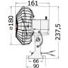 Ventilator reglabil TMC white 12V