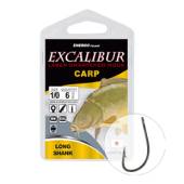 Carlig EXCALIBUR Carp Long Shank Nr.2 10buc/plic