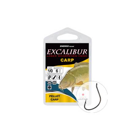 Carlige EXCALIBUR Pellet Carp Nr.6, 10buc/plic