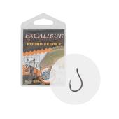 Carlige EXCALIBUR Round Feeder Barbless Nr.14, 8buc/plic