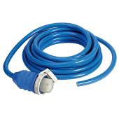 Cablu de alimentare cu stecher MARINCO blue 15m 50A