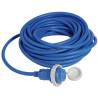 Cablu de alimentare cu stecher MARINCO 15m blue 30A