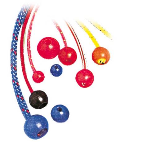 Opritor din nylon pentru parama Ø 8mm galben, 10 bucati