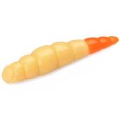 Larva siliconica FISHUP Trout Series Cheese Yochu 4.3cm, culoare 135 Cheese Hot Orange, 8buc/plic