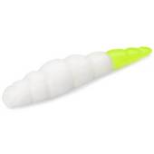 Larva siliconica FISHUP Trout Series Cheese Yochu 4.3cm, culoare 131 White Hot Chartreuse, 8buc/plic