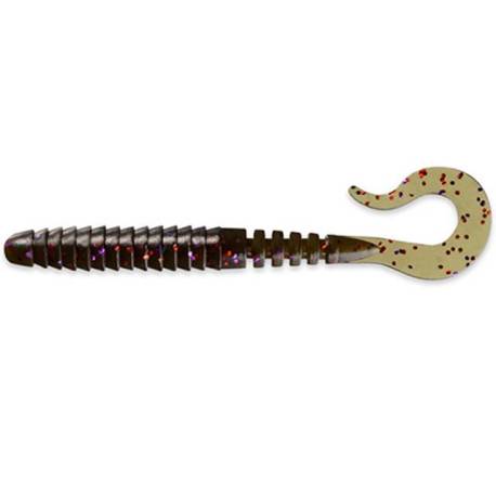 Grub FISHUP Vipo 5.2cm, culoare 050 Green Pumpkin Brown Red & Purple, 10buc/plic