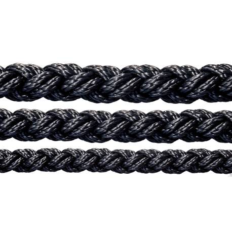 Parama din poliester impletit in 8, 24mm, navy blue, 100m