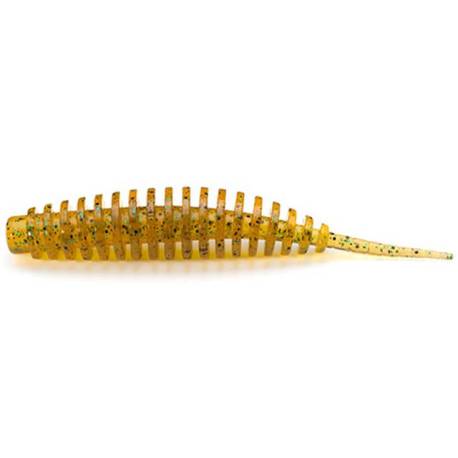 Grub FISHUP Tanta 2.5cm, culoare 036 Caramel Green&Black, 12buc/plic