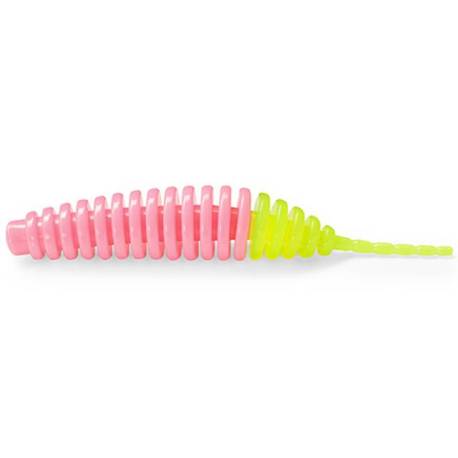 Grub FISHUP Tanta Cheese 5cm, culoare 133 Bubble Gum Hot Chartreuse, 9buc/plic