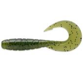 Naluca FISHUP Mighty Grub 13.3cm, culoare 042 Watermelon Seed, 4buc/plic