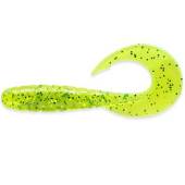 Naluca FISHUP Mighty Grub 13.3cm, culoare 026 Flo Chartreuse Green, 4buc/plic