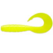 Naluca FISHUP Mighty Grub 10cm, culoare 046 Lemon, 7buc/plic