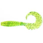 Naluca FISHUP Fancy Grub 5cm, culoare 026 Fluo Chartreuse Green, 10buc/plic