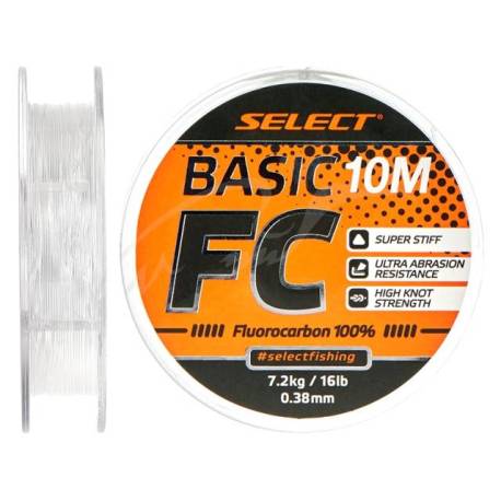 Fir inaintas SELECT Basic FC Fluorocarbon 10m, 0.24mm, 2.9kg