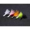 Jig cu pene VANFOOK Leech LC-09BL 0.8g Olive and Yellow