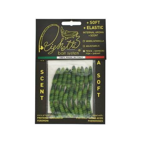 Naluci RIGHETTI Camola Normale X-Soft 7.5cm Mix4 Fish, 9buc/plic