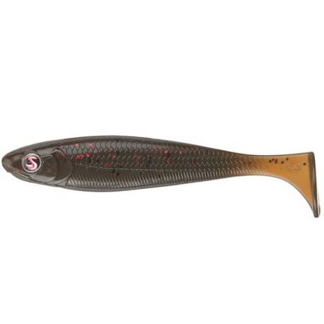 Naluca RIVER2SEA D-Walker Swimbait 12cm, Green Pumpkin Red 19, 3buc/plic