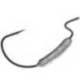 Carlige offset RTB EWG 9004 Weighted Worm Hooks 2/0, 3.5g