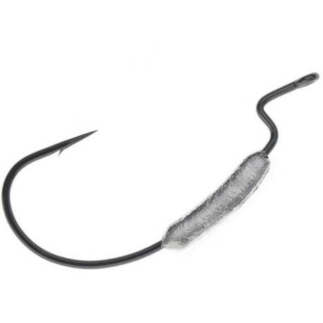 Carlige offset RTB EWG 9003 Weighted Worm Hooks 2/0, 3.5g