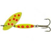 Lingurita rotativa PANTHER MARTIN Willow Strike Spotted nr.4, 4.1g, Chartreuse