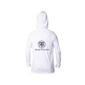 Hanorac RTB UV Long Sleeve Hoodie UPF 50+ Bright White S