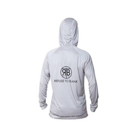 Hanorac RTB UV Long Sleeve Hoodie UPF 50+ Light Grey M