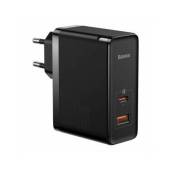 Incarcator retea BASEUS GaN5 Pro 100W, USB-C, USB, Quick Charge 4.0, PD3.0 Negru