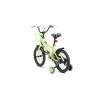 Bicicleta copii 3-5 ani RICH R1405A, roti 14", V-Brake, roti ajutatoare, Verde/Alb