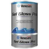 Lac poliuretanic bicomponent VENEZIANI Gel-Gloss atlantic blue, 0.75L