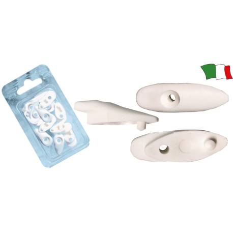 Nasturi prelata in forma de picatura, alb, 10 bucati