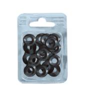 Piulite fixare husa, negru, diametru 3-4 mm, 10 bucati