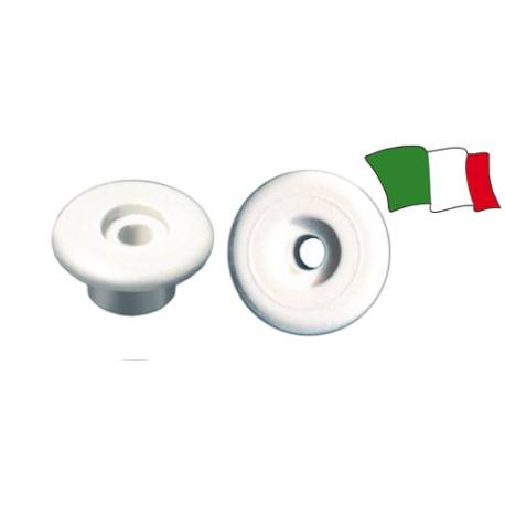 Nasturi rotunzi pentru fixare prelata 19mm, alb, 10 bucati
