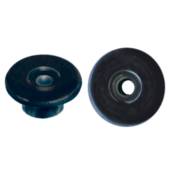 Nasturi rotunzi pentru fixare prelata 19mm, negru, 10 bucati