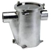 Filtru de apa pentru racirea motorului, inox AISI 316 RINA 2"