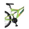 Bicicleta copii MTB-FS RICH Alpin R2449A, roti 24", Verde/Albastru/Portocaliu