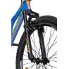 Bicicleta copii MTB-FS RICH Alpin R2449A, roti 24", Albastru/Verde/Portocaliu
