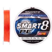 Fir textil Favorite Smart PE 8X Red Orange 150m, 0.117mm, 4.1kg