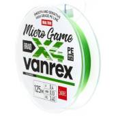 Fir textil LUCKY JOHN Vanrex Micro Game X4 Braid Fluo Green, 125m, 0.06mm
