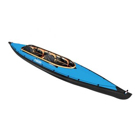 Caiac tandem pliabil NAUTIRAID GRAND RAID II 540 Hypalon cu cadrul din lemn 540x90cm