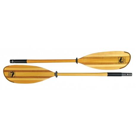 Pagaie lemn NAUTIRAID Touring Paddle 220cm, 2 segmente