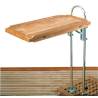 Blat masa pliabil ARC Marine, lemn de tec, 70x80cm