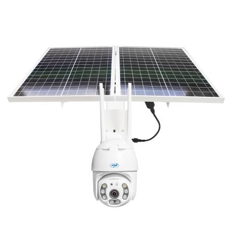 Kit camera supraveghere video PNI IP65 live PTZ 2MP, GSM 4G + panou solar fotovoltaic PNI PSF6020