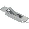 Maner pentru trapa inox, 83x21mm, montare incasata cu nituri