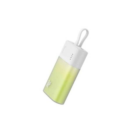 Baterie externa BASEUS Popsicle 5200 mAh, 20W, cablu Lightning incorporat, pentru Apple iPhone Verde