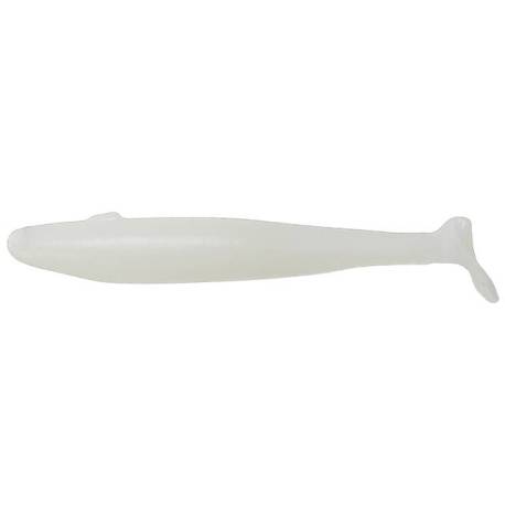 Naluca GAN CRAFT Bariki Shad 14.7cm, culoare Pearl White, 3buc/plic