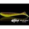 Naluca FISHUP Wizzle Shad 12.5cm, culoare 204 Green Pumpkin Chartreuse, 4buc/plic