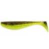 Naluca FISHUP Wizzle Shad 12.5cm, culoare 203 Green Pumpkin Flo Chartreuse, 4buc/plic