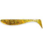 Naluca FISHUP Wizzle Shad 12.5cm, culoare 036 Caramel Green & Black, 4buc/plic